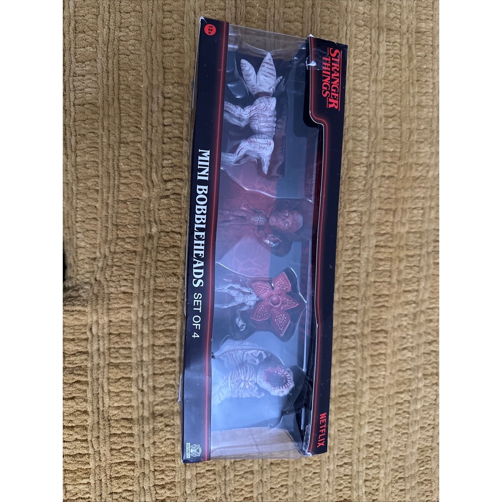 CultureFly Stranger Things Mini Bobbleheads Unisex OS Multi Excellent Set of 4
